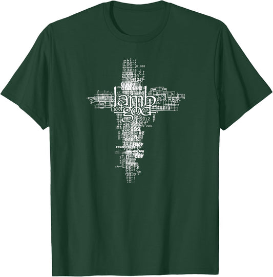 Lamb of God – Tech Cross T-Shirt - T-Shirt | Forest