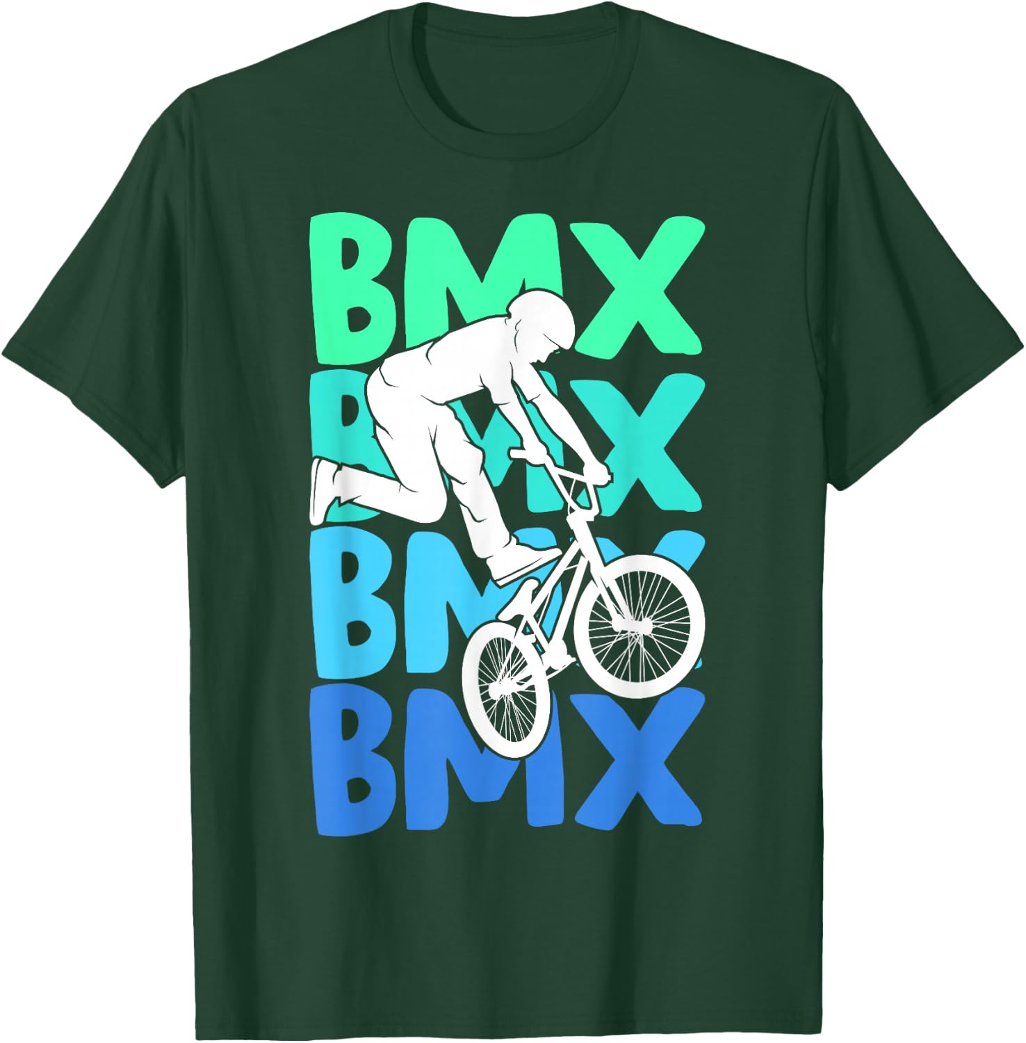 BMX Stunt Boys Children T-Shirt - T-Shirt | Forest