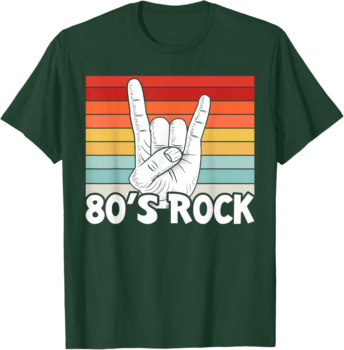Vintage 80's Rock Band T-Shirt - T-Shirt | Forest