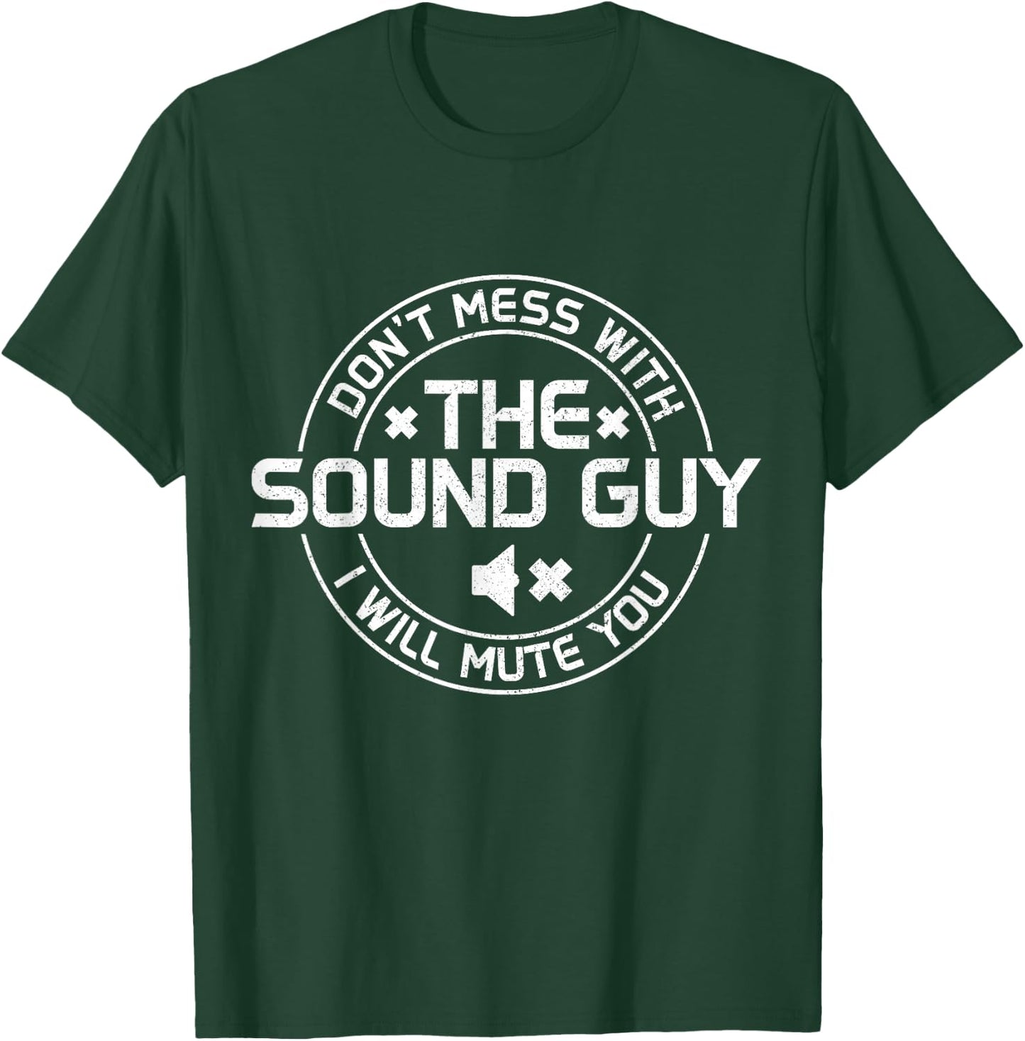 Sound Guy Audio Engineer Sound Technician Funny T-Shirt - T-Shirt | Forest