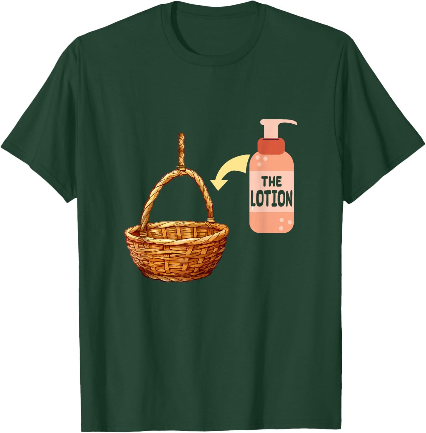 Put the Lotion in the Basket Halloween Costume Parody Art T-Shirt - T-Shirt | Forest