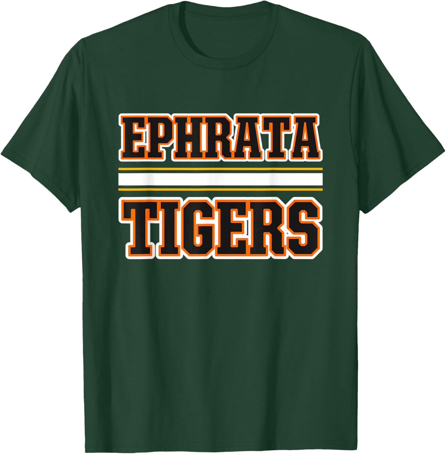Ephrata Tigers Horizontal Stripes T-Shirt - T-Shirt | Forest