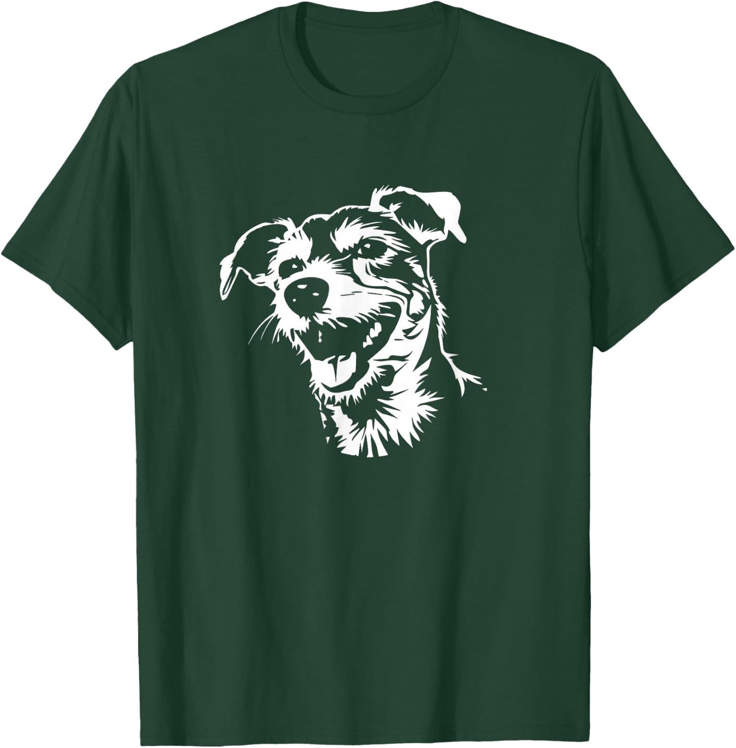 Funny Retro Vintage Logo Parson Russell Terrier Dog Lover T-Shirt - T-Shirt | Forest