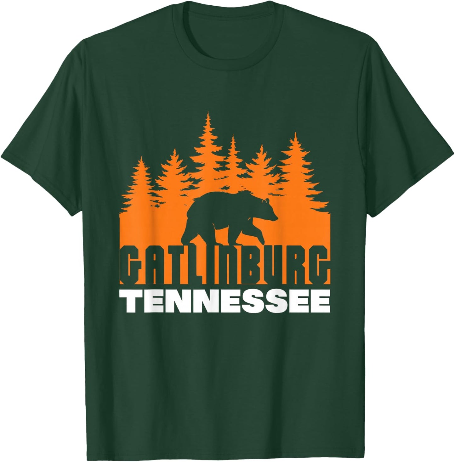 Gatlinburg Tennessee Great Smoky Mountains Bear T-Shirt - T-Shirt | Forest