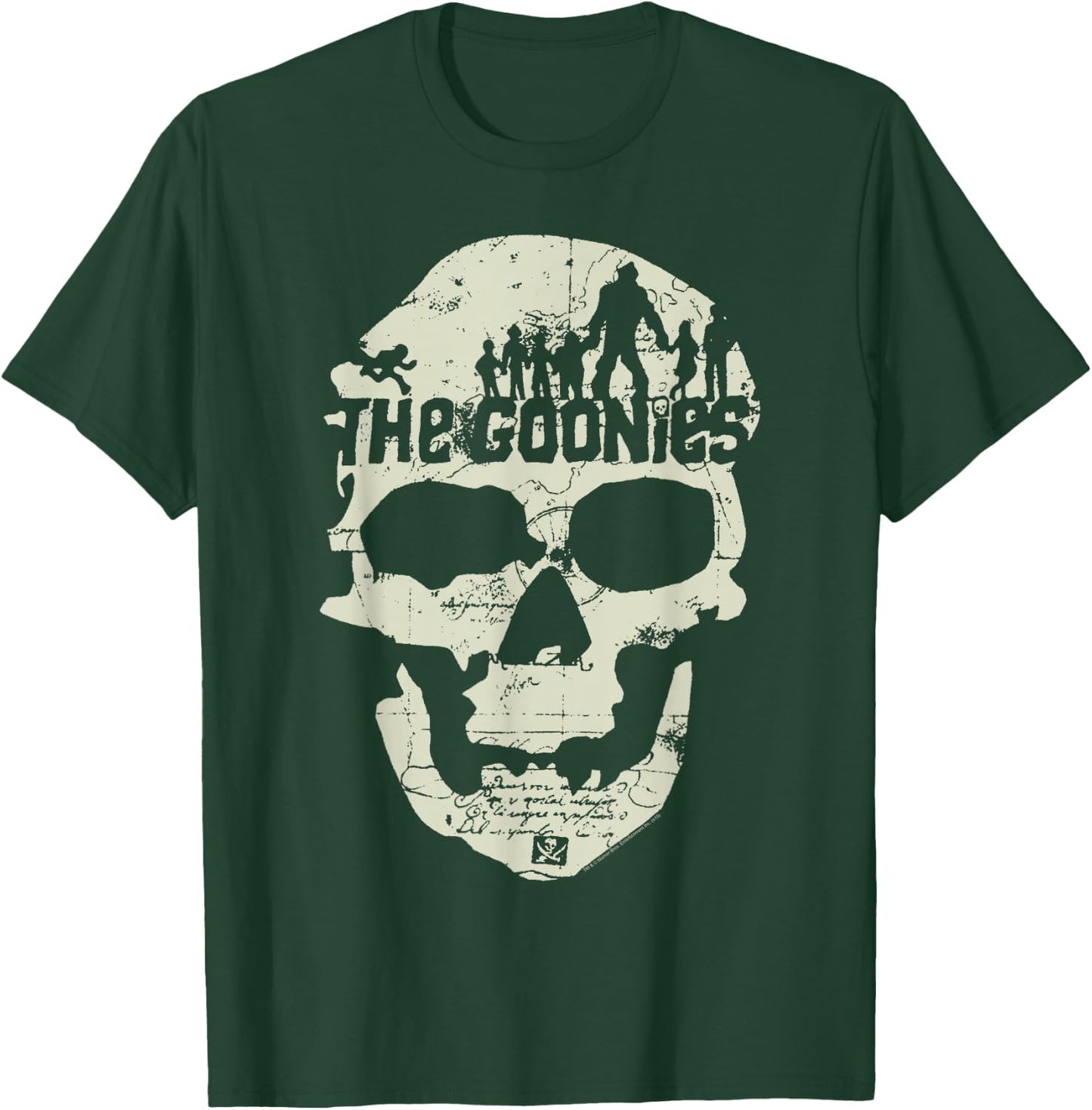 The Goonies Skull Map T-Shirt - T-Shirt | Forest