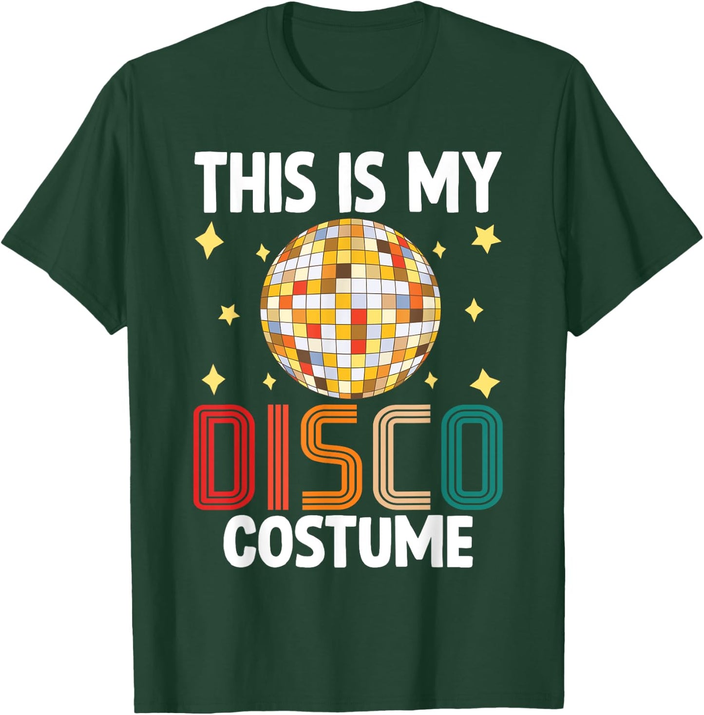 This Is My Disco Costume - 1970s Funky Party 70s Groove T-Shirt - T-Shirt | Forest