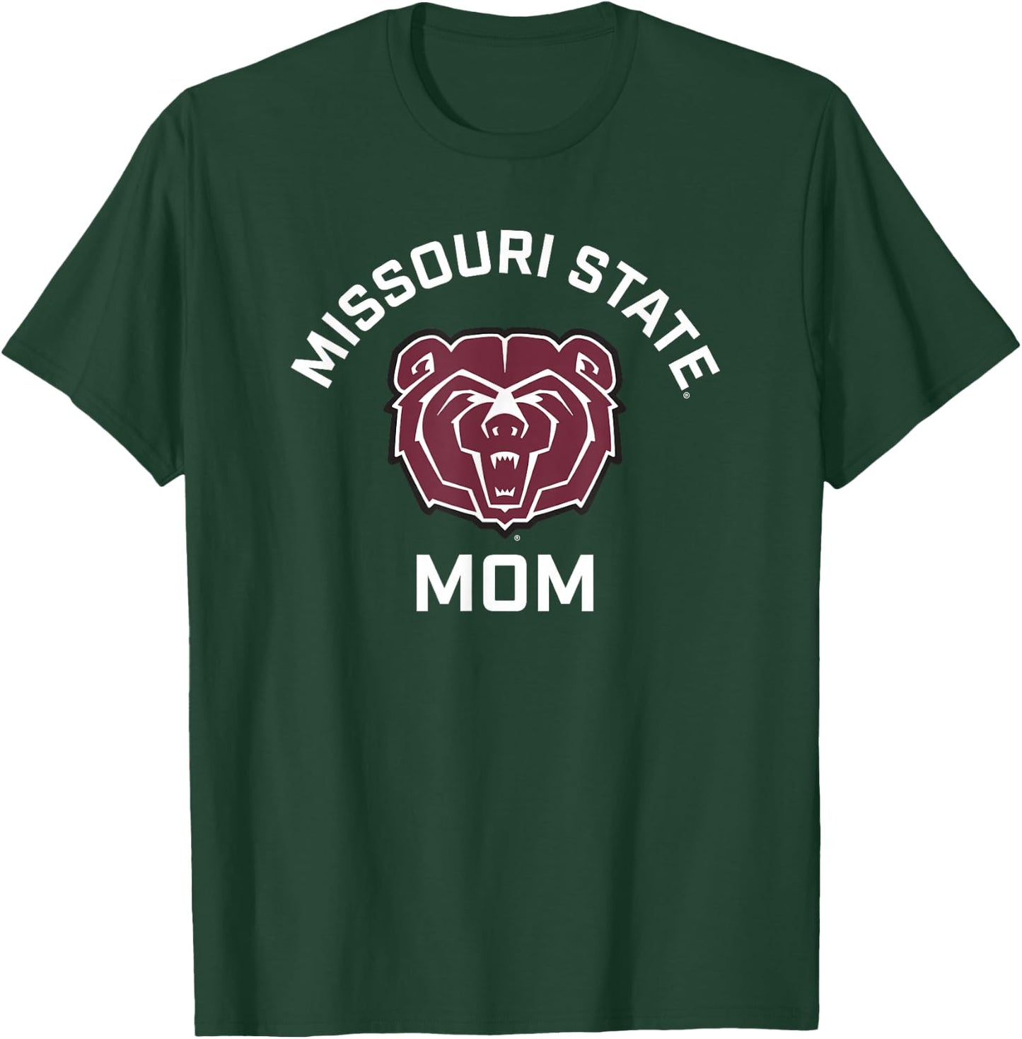 Missouri State University MSU Bears Arched Mom T-Shirt - T-Shirt | Forest