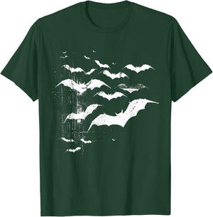 Vampire Bats Horror Spooky Scary Halloween Goth Aesthetic T-Shirt - T-Shirt | Forest