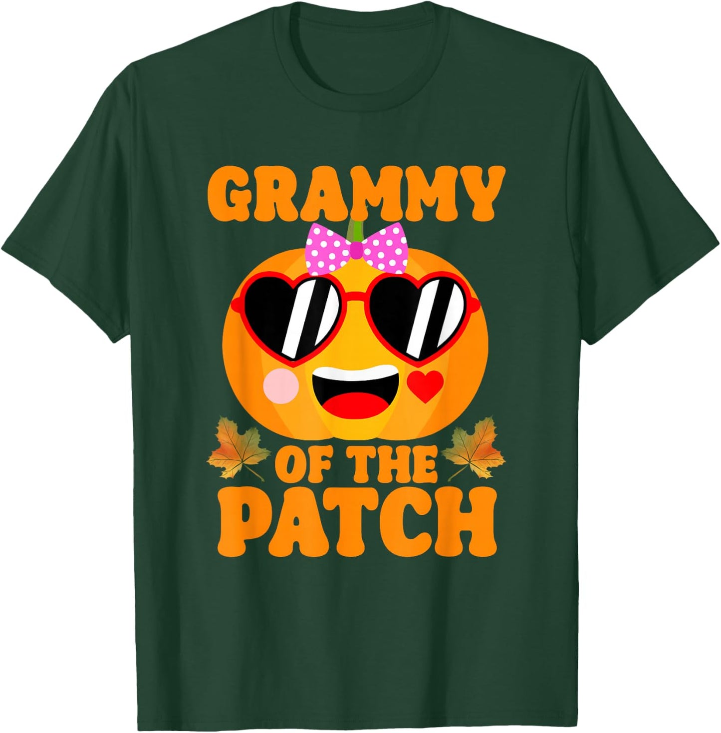 Grammy Of The Patch Pumpkin Halloween Family Matching T-Shirt - T-Shirt | Forest