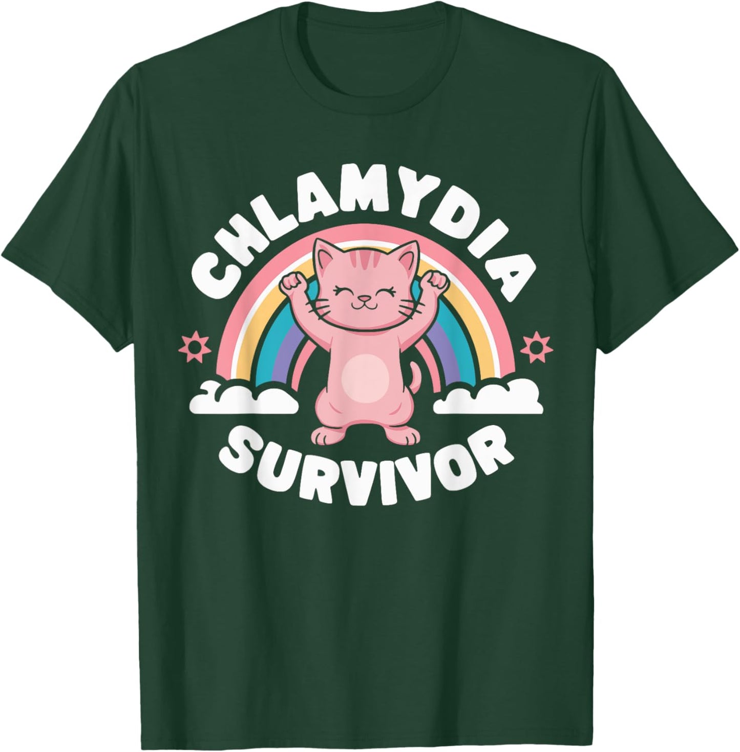 Chlamydia Survivor T-Shirt - T-Shirt | Forest