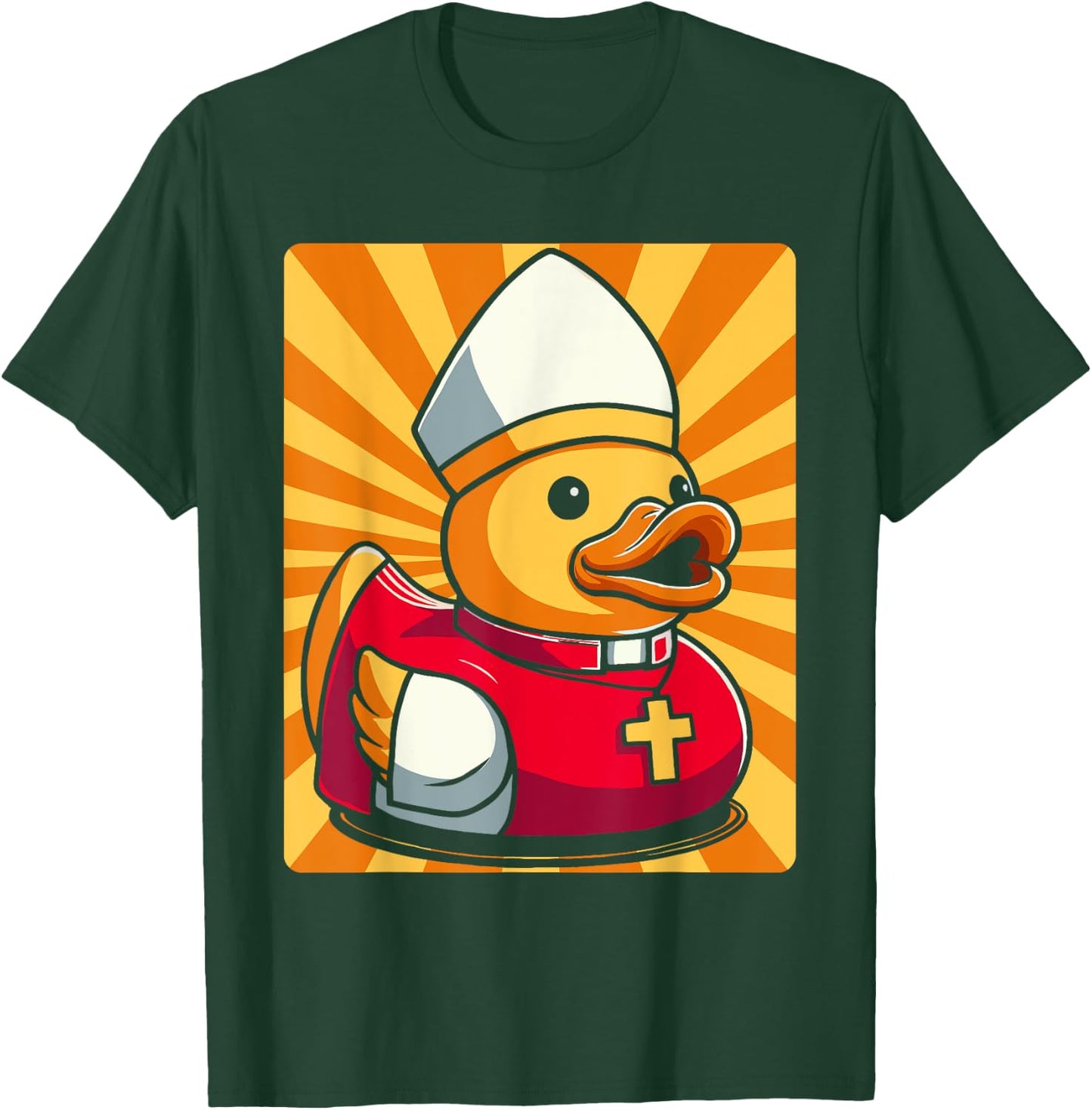 Priest Duck Bishop Duckling T-Shirt - T-Shirt | Forest