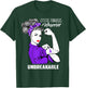 Cystic Fibrosis Warrior Unbreakable Shirt Awareness Gift T-Shirt - T-Shirt | Forest