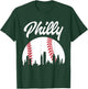 Baseball Player Philly Philadelphia City Pennsylvania Gift T-Shirt - T-Shirt | Forest
