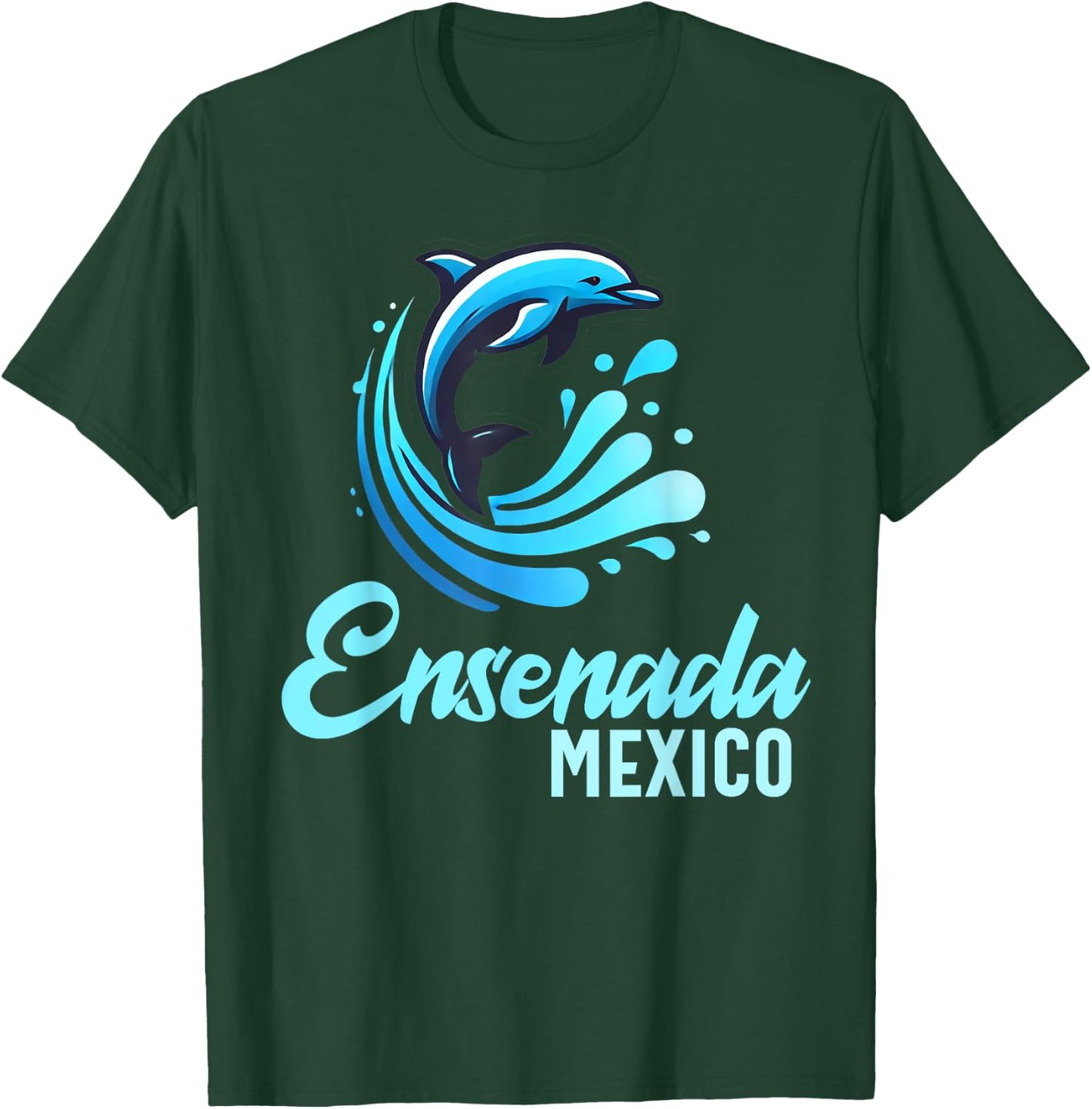 Ensenada Souvenir Mexico Retro Vintage Travel Men Women T-Shirt - T-Shirt | Forest