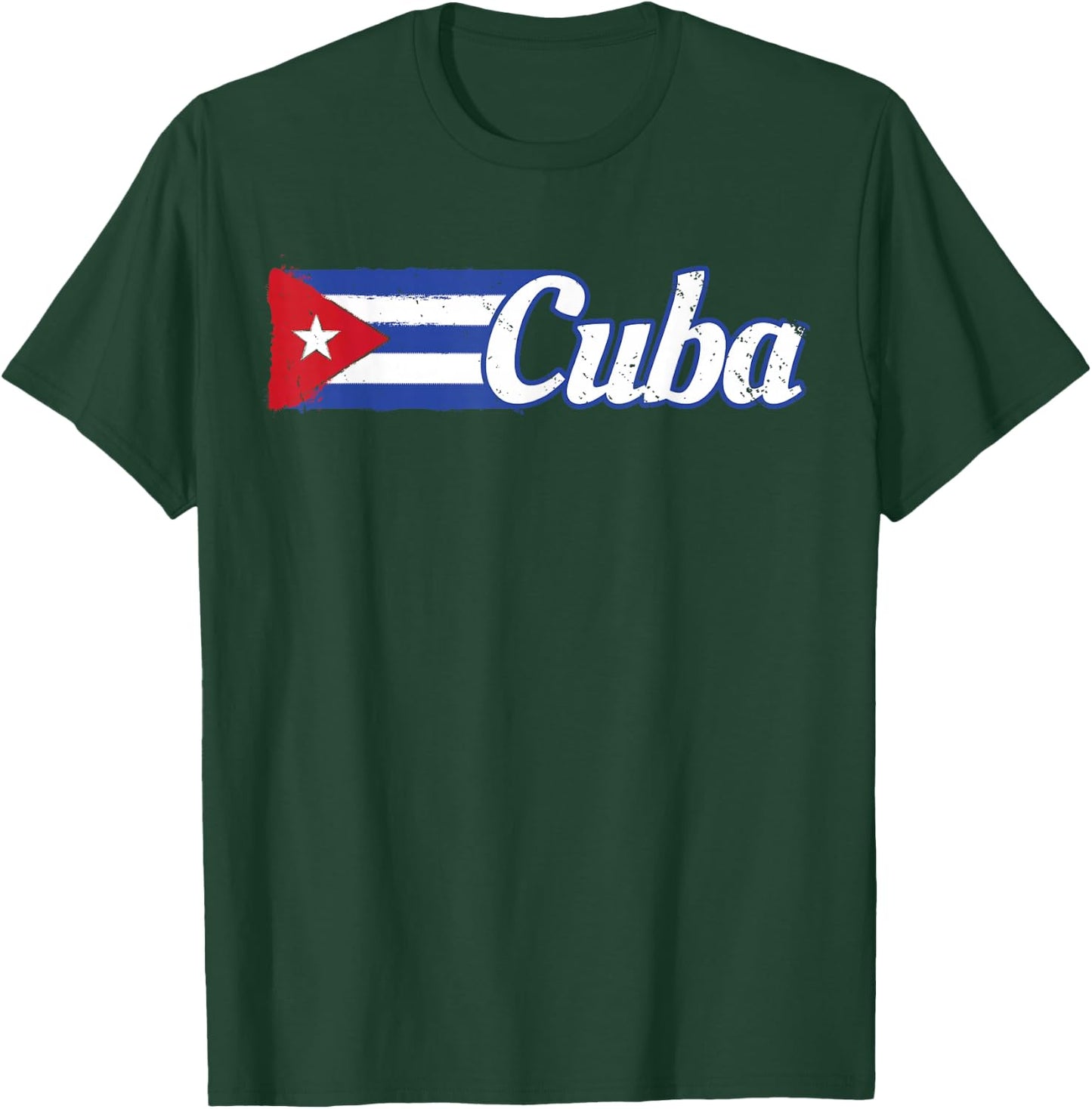 Cuban Flag Shirt Cuban Hispanic Heritage Month T-Shirt - T-Shirt | Forest