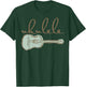 Retro Uke Guitarist Ukulele Vintage Art Gift T-Shirt - T-Shirt | Forest