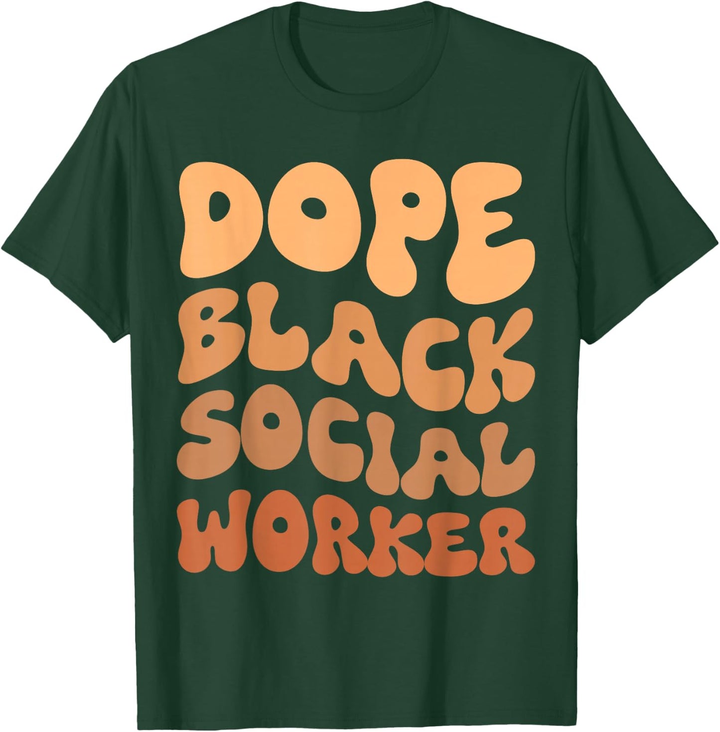 Black History Month Black Social Worker Social Work Month T-Shirt - T-Shirt | Forest