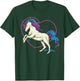 Bisexual Bi Pride Flag Unicorn T-Shirt - T-Shirt | Forest