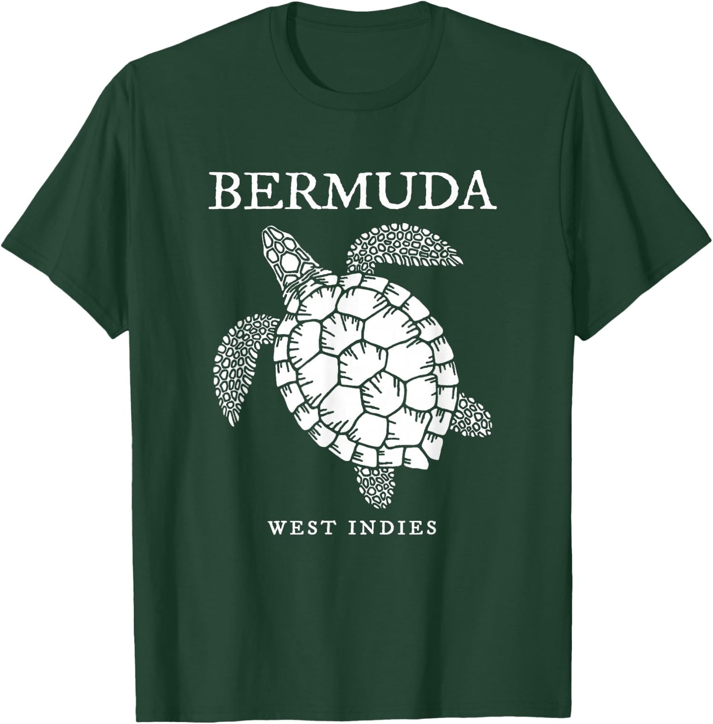 Bermuda Sea Turtle Girls Boys Toddler Souvenir T-Shirt - T-Shirt | Forest