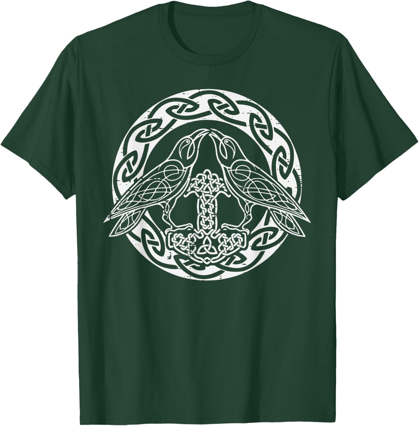 Viking Ravens Huginn Munnin Norse Mythology Men Women Kids T-Shirt - T-Shirt | Forest