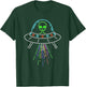 Alien Abduction UFO Alien T-Shirt - T-Shirt | Forest