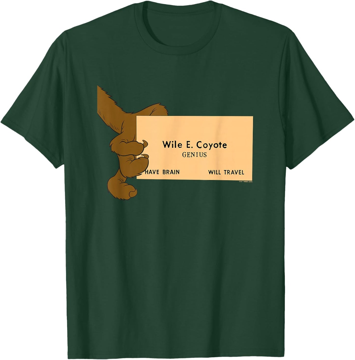 Looney Tunes Wile E. Coyote Genius Small T-Shirt - T-Shirt | Forest