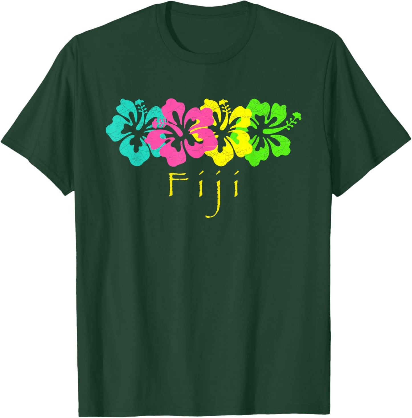 Fiji Tropical Beach /Fiji Travel Surf T-Shirt - T-Shirt | Forest