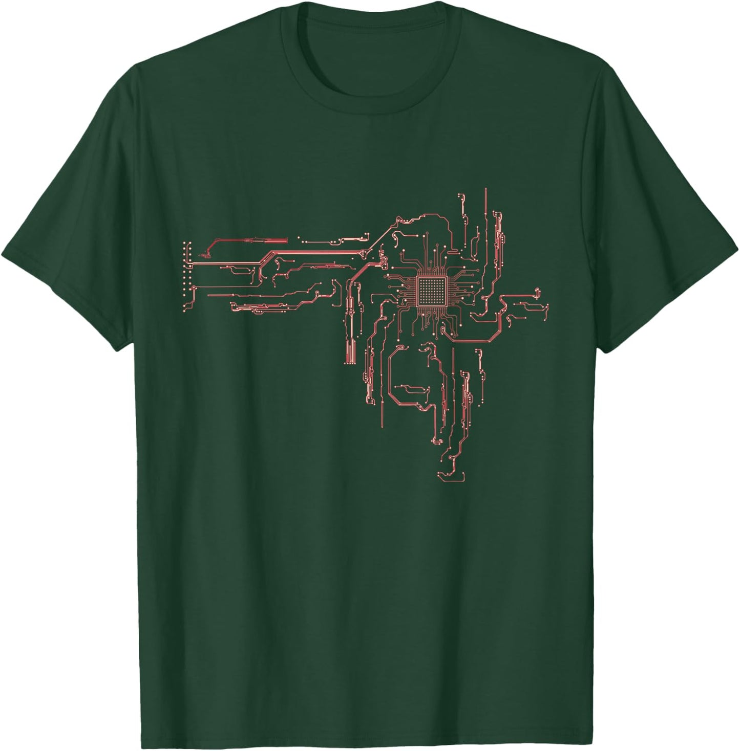 FPGA Graphics Card CPU Circuit Board T-Shirt - T-Shirt | Forest