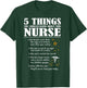 5 Things You Should Know About This Nurse T-Shirt - T-Shirt | Forest