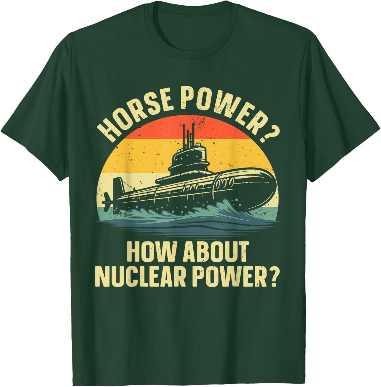 Funny Submarine Art Women Submarine Vet Submariner T-Shirt - T-Shirt | Forest