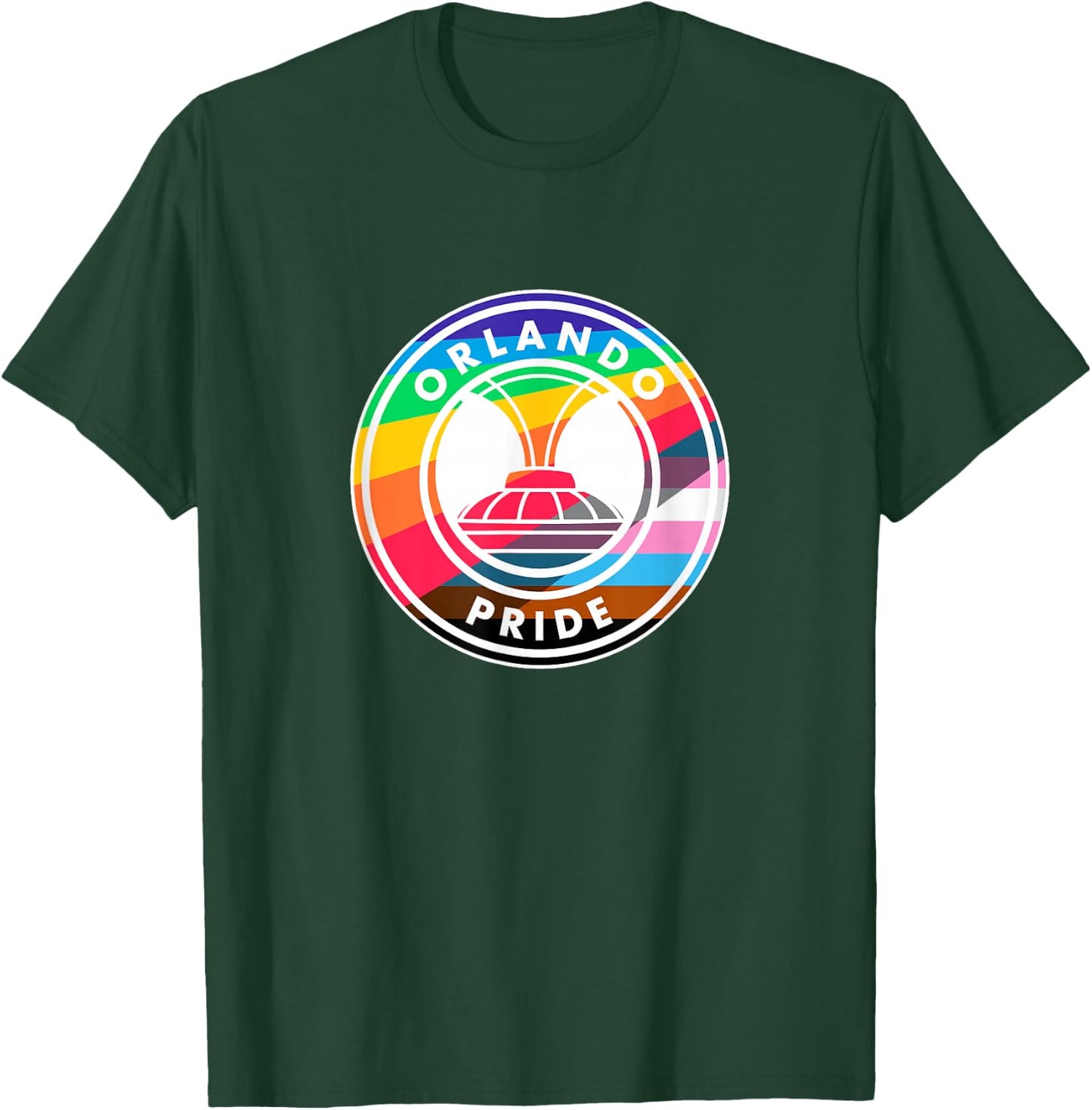 NWSL Orlando Pride Proud Crest T-Shirt - T-Shirt | Forest