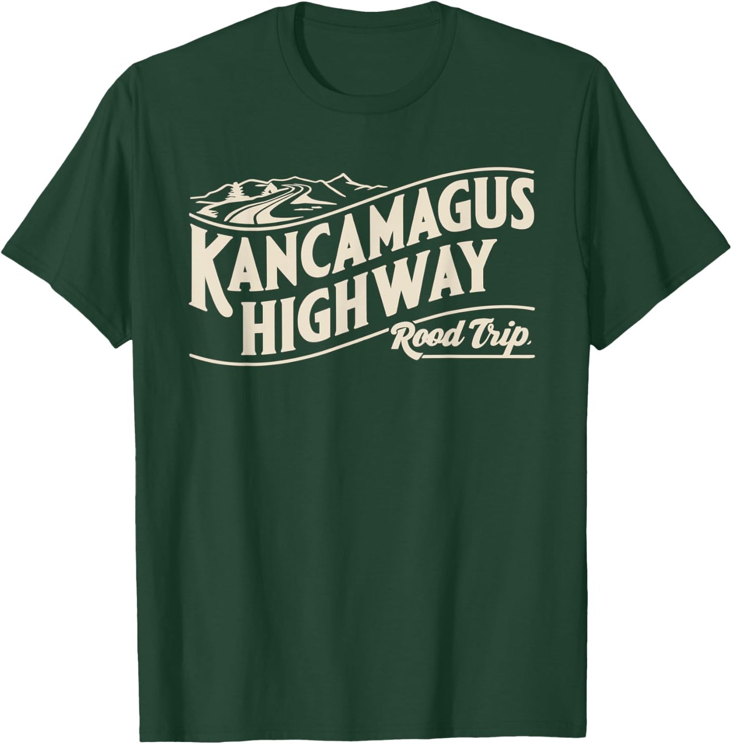 Kancamagus Highway Road Trip Souvenir T-Shirt - T-Shirt | Forest