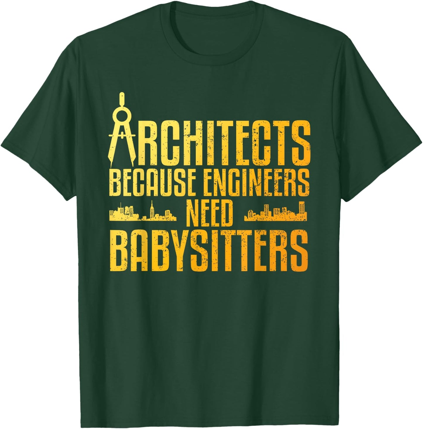 Funny Architect Art Women Architecture Gag Architect T-Shirt - T-Shirt | Forest