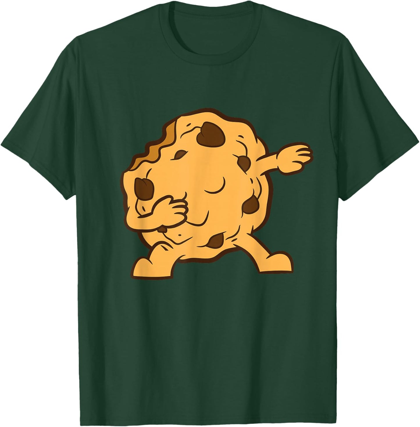 Dabbing Chocolate Chip Cookie Cute Cookie T-Shirt - T-Shirt | Forest