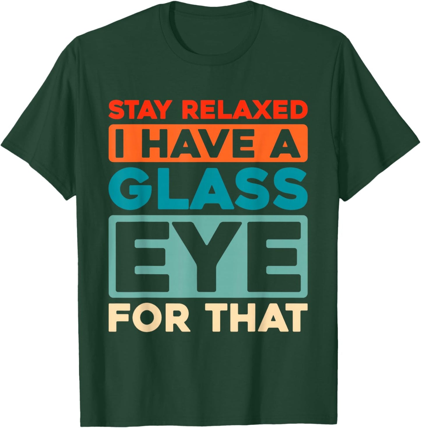 Retro Ocularist Eye Care - Eyes Prosthetic Vintage Ocularist T-Shirt - T-Shirt | Forest