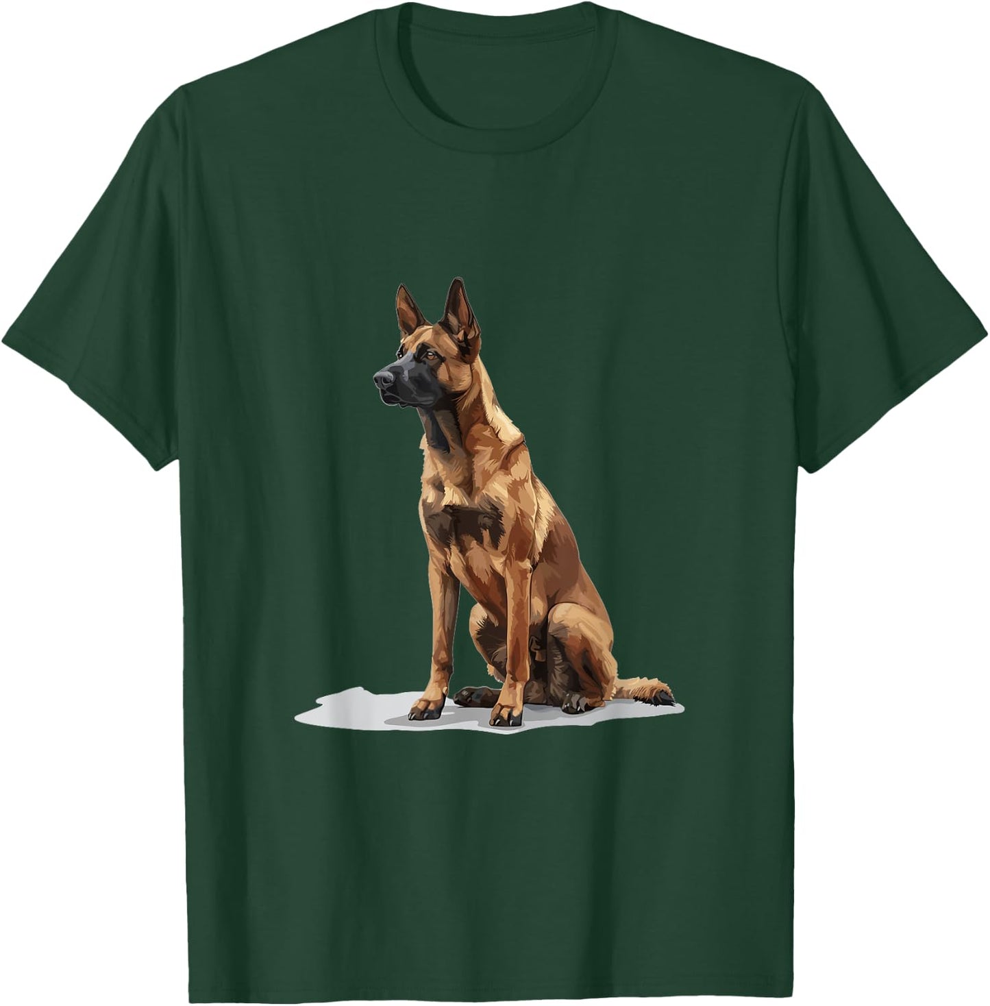 Belgian Malinois Dog Breed Graphic Women Kids T-Shirt - T-Shirt | Forest