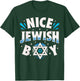 Nice Jewish Boy Hanukkah Chanukah Jews Judaism Star Of David T-Shirt - T-Shirt | Forest