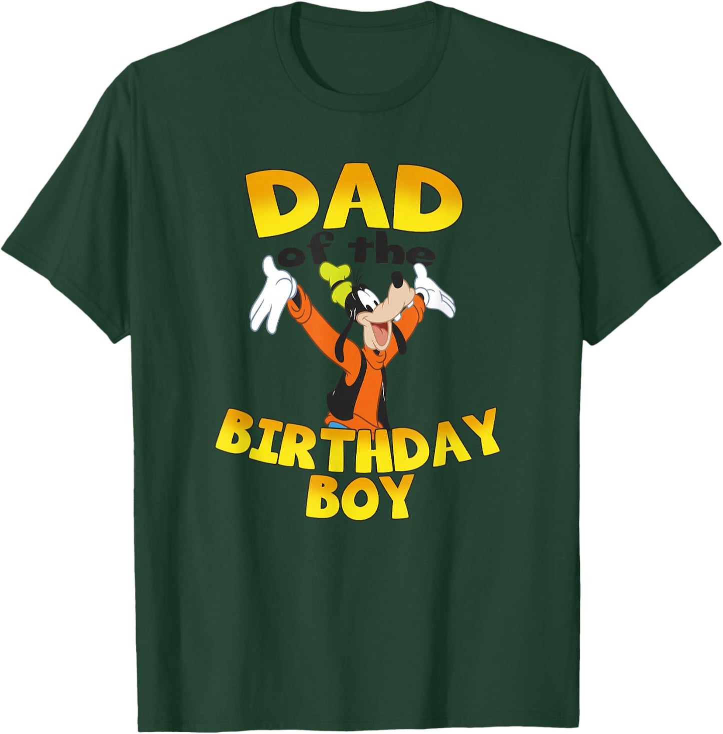 Disney Mickey & Friends Goofy Dad of The Birthday Boy T-Shirt - T-Shirt | Forest