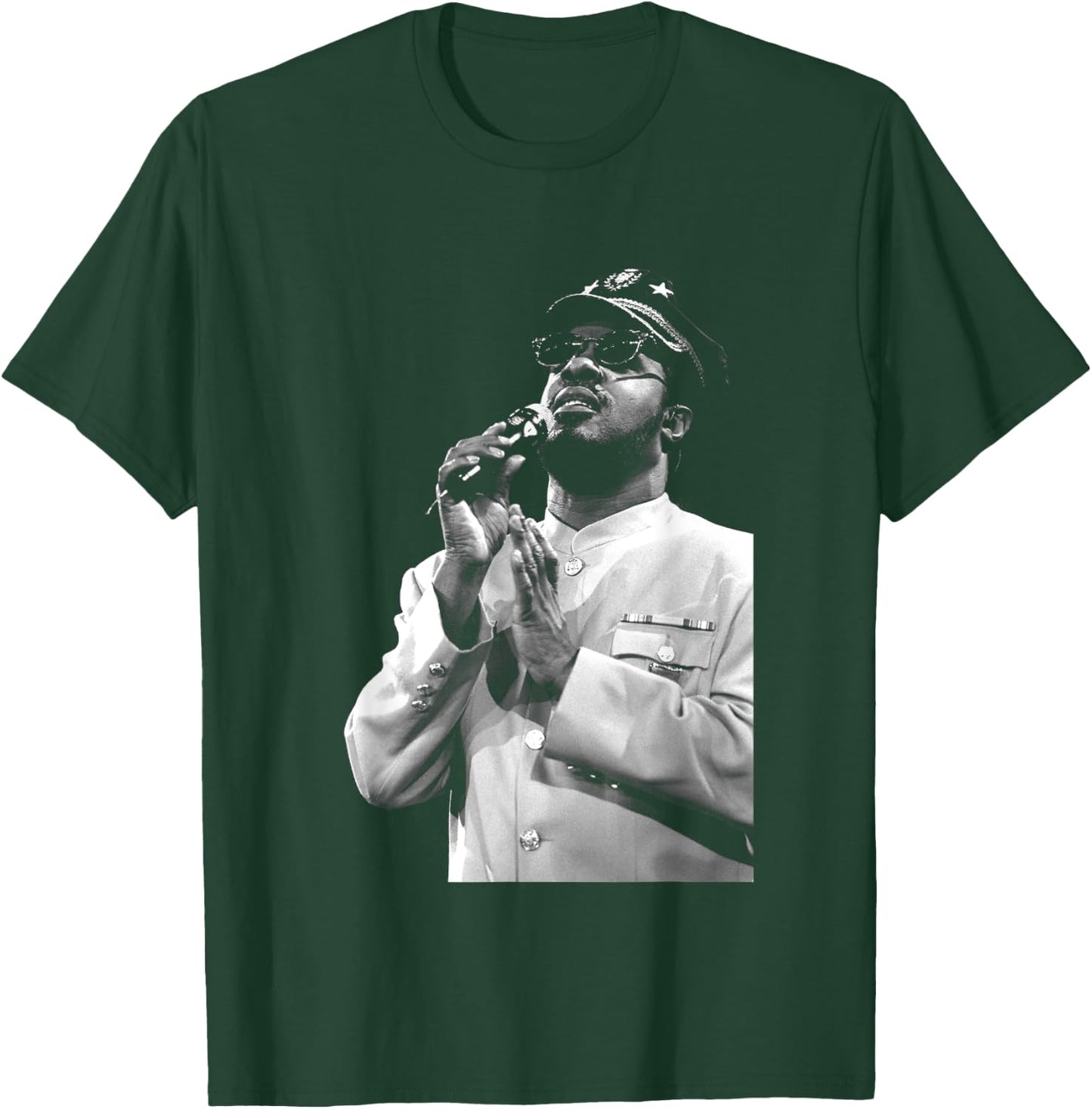 Stevie Wonder Live in London 1986 by Stephen Wright T-Shirt - T-Shirt | Forest