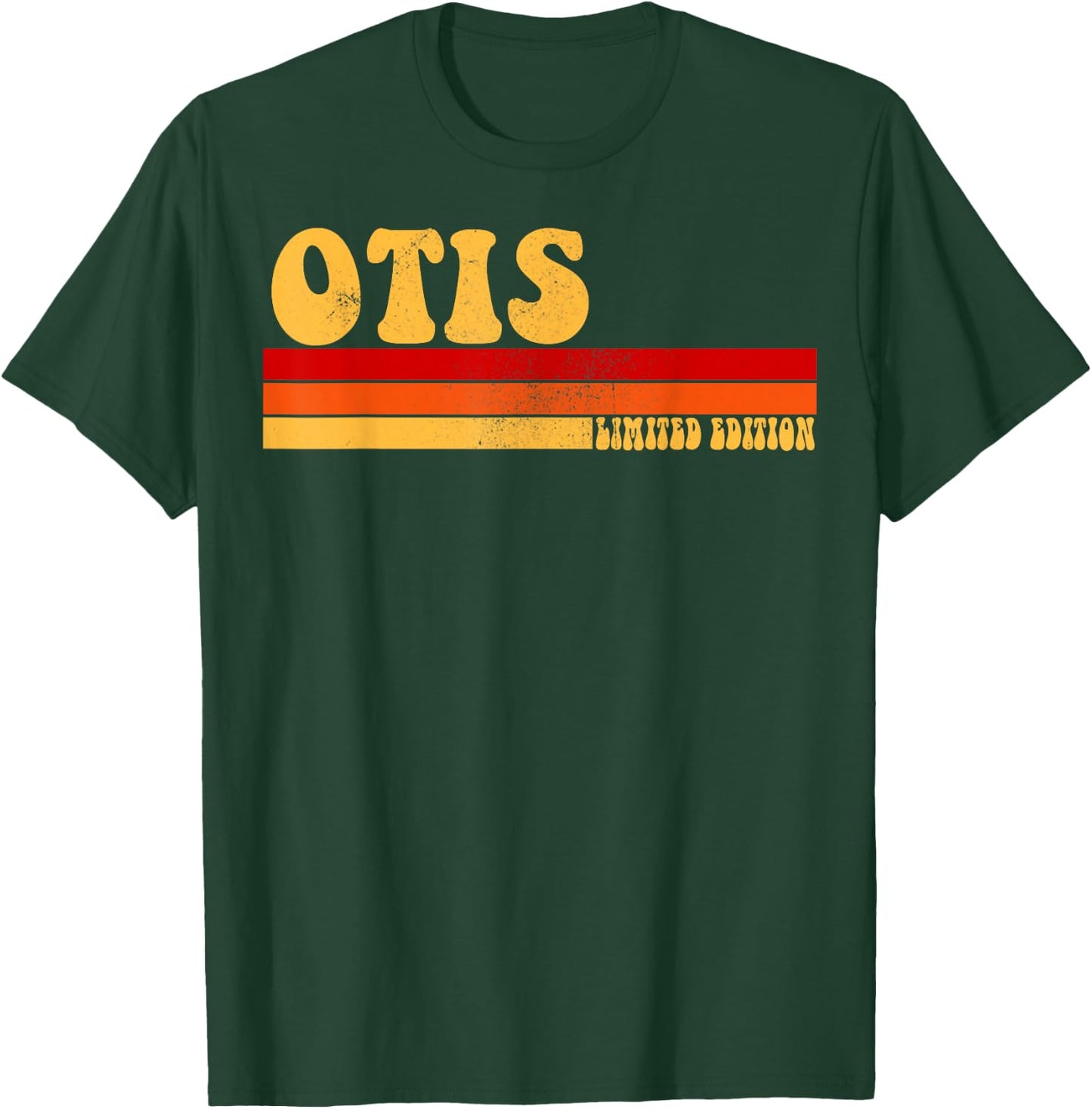OTIS Name Personalized Idea Men Retro Vintage OTIS T-Shirt - T-Shirt | Forest
