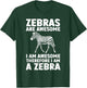 Cool Zebra Art Women Kids Zebra Stripes Zebra Lover T-Shirt - T-Shirt | Forest