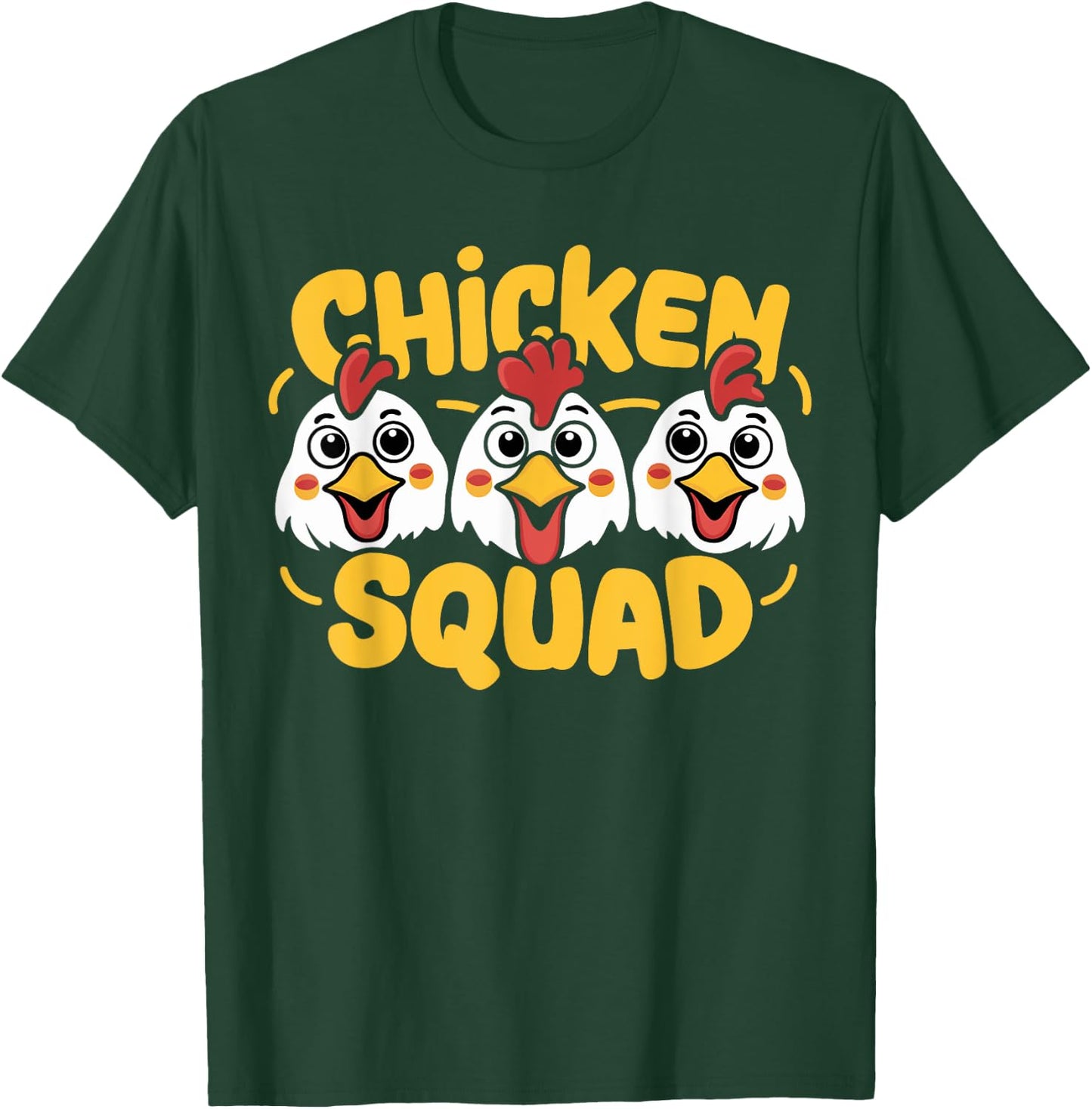 Chicken Squad for Chicken Lover Shirt | Cool Chicken T-Shirt - T-Shirt | Forest