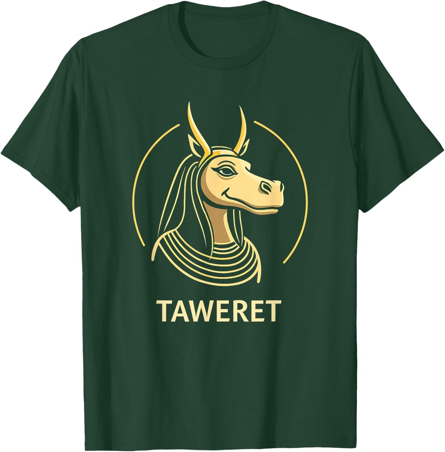 Taweret Egyptian Goddess T-Shirt - T-Shirt | Forest