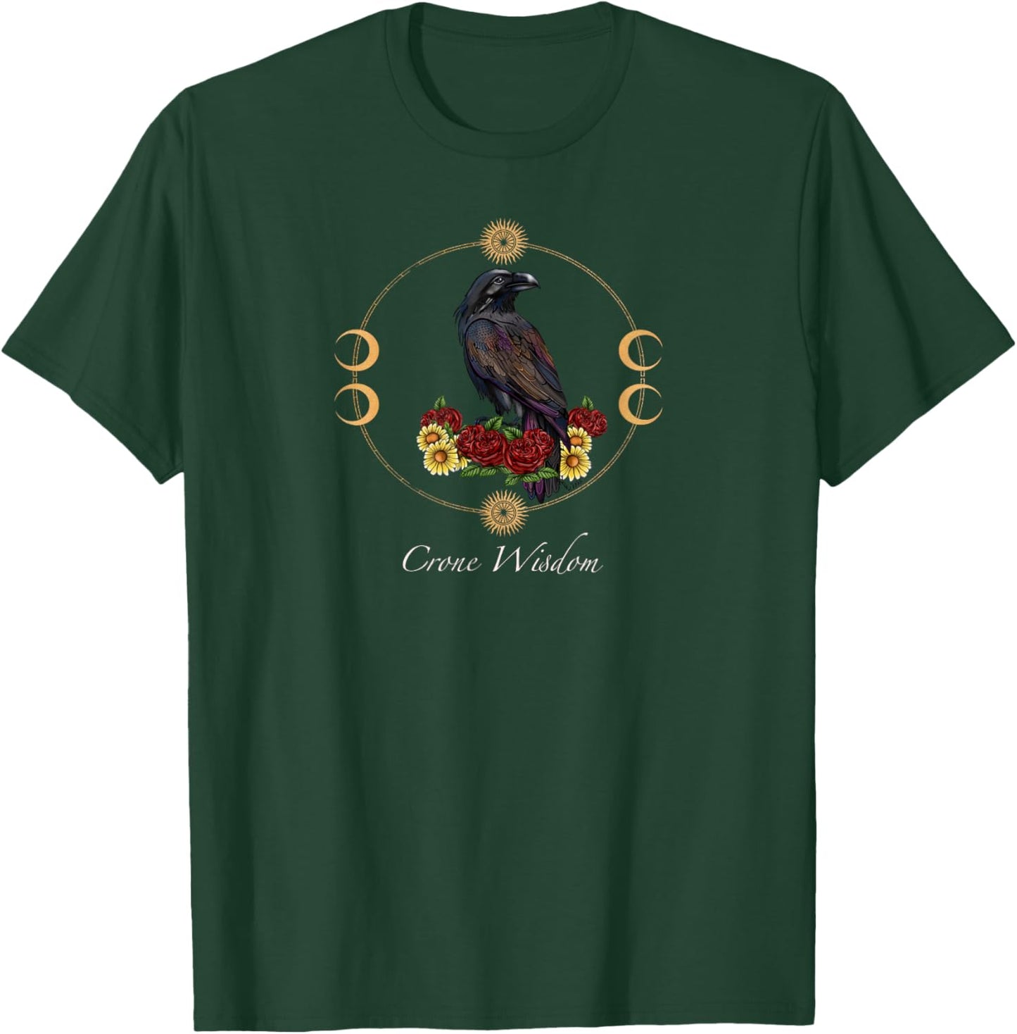 Crone Wisdom T-Shirt - T-Shirt | Forest