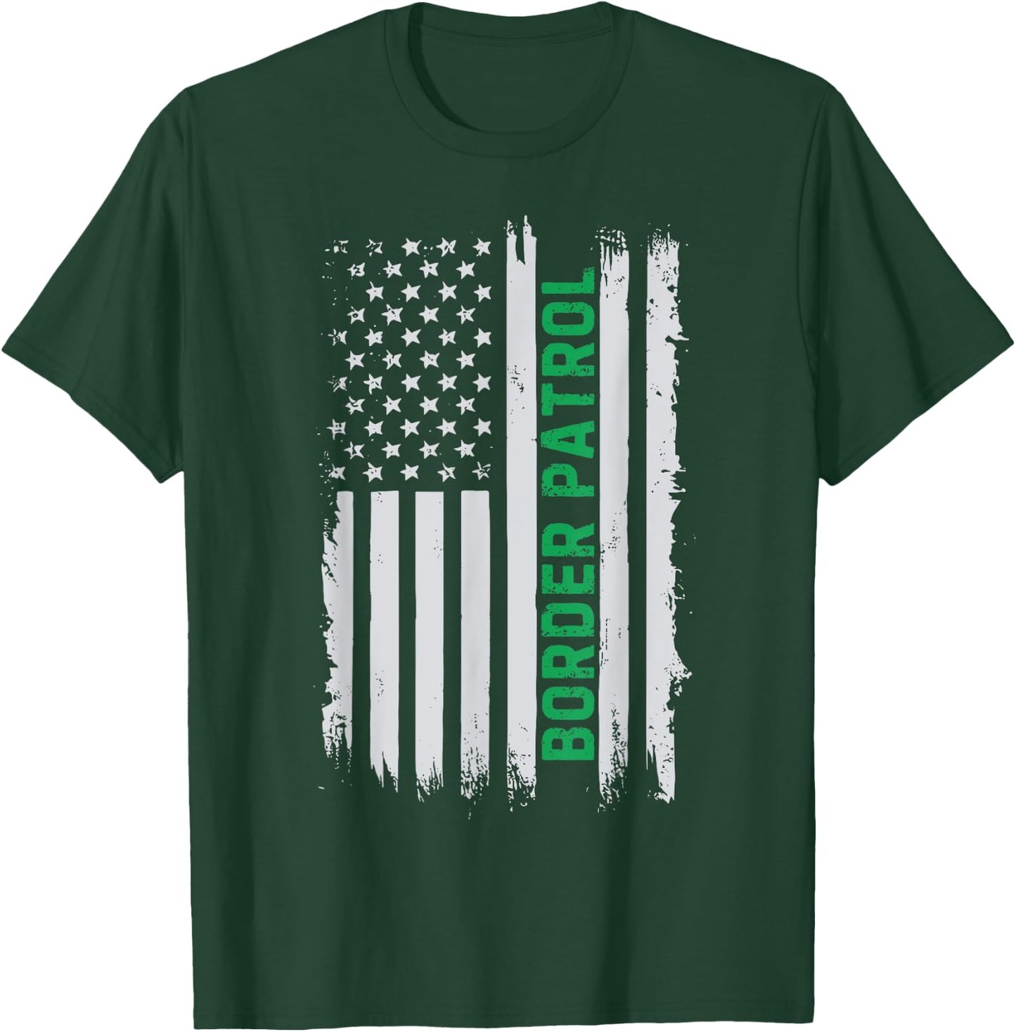 Border Patrol Agent Police Federal Immigration Agent Customs T-Shirt - T-Shirt | Forest