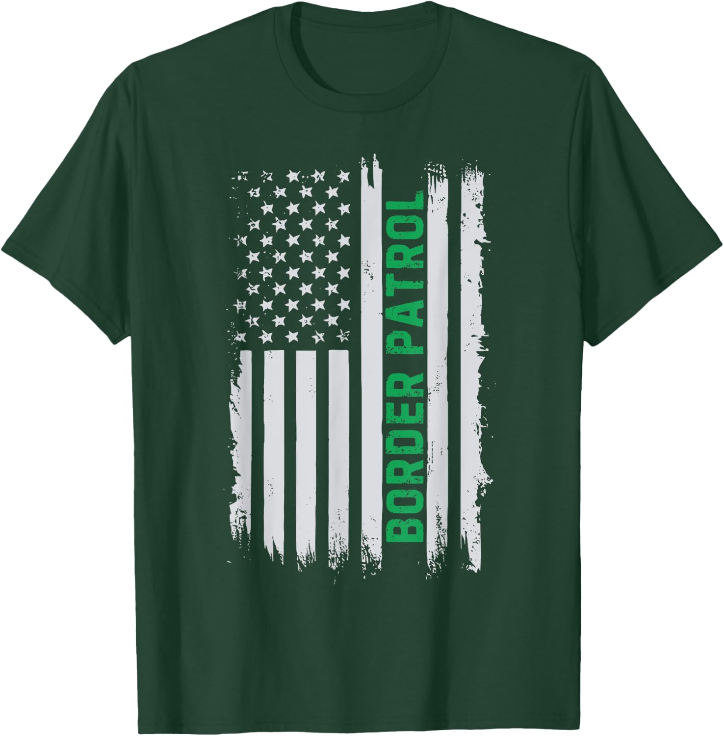 Border Patrol Agent Police Federal Immigration Agent Customs T-Shirt - T-Shirt | Forest