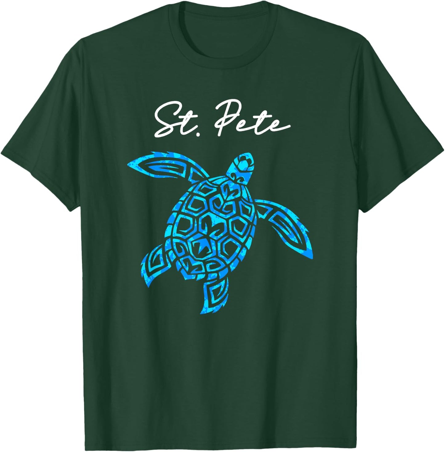 St Petersburg Florida Sea Turtle Vacation Souvenir St Pete T-Shirt - T-Shirt | Forest