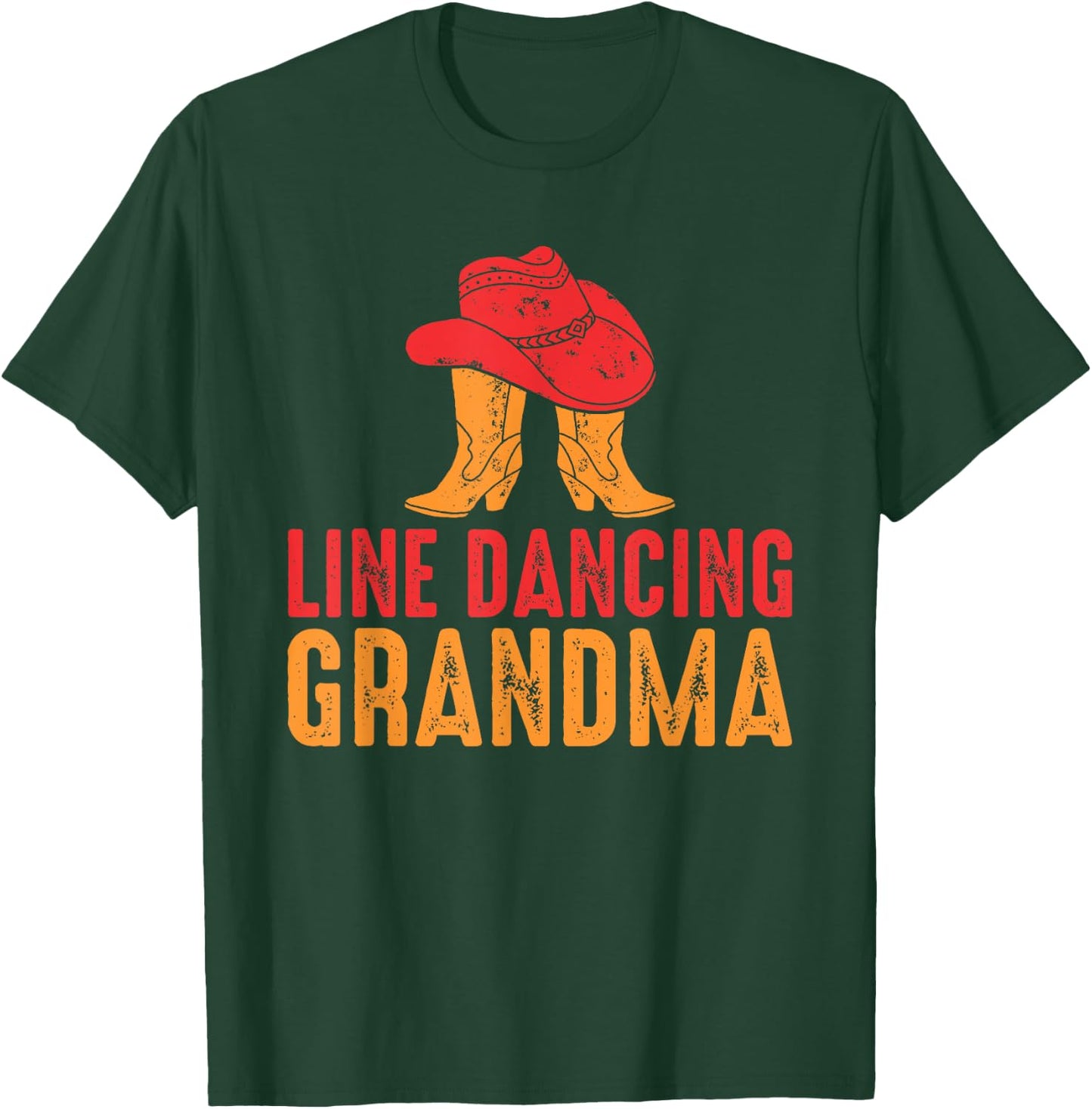 Line Dancing Grandma T-Shirt - T-Shirt | Forest