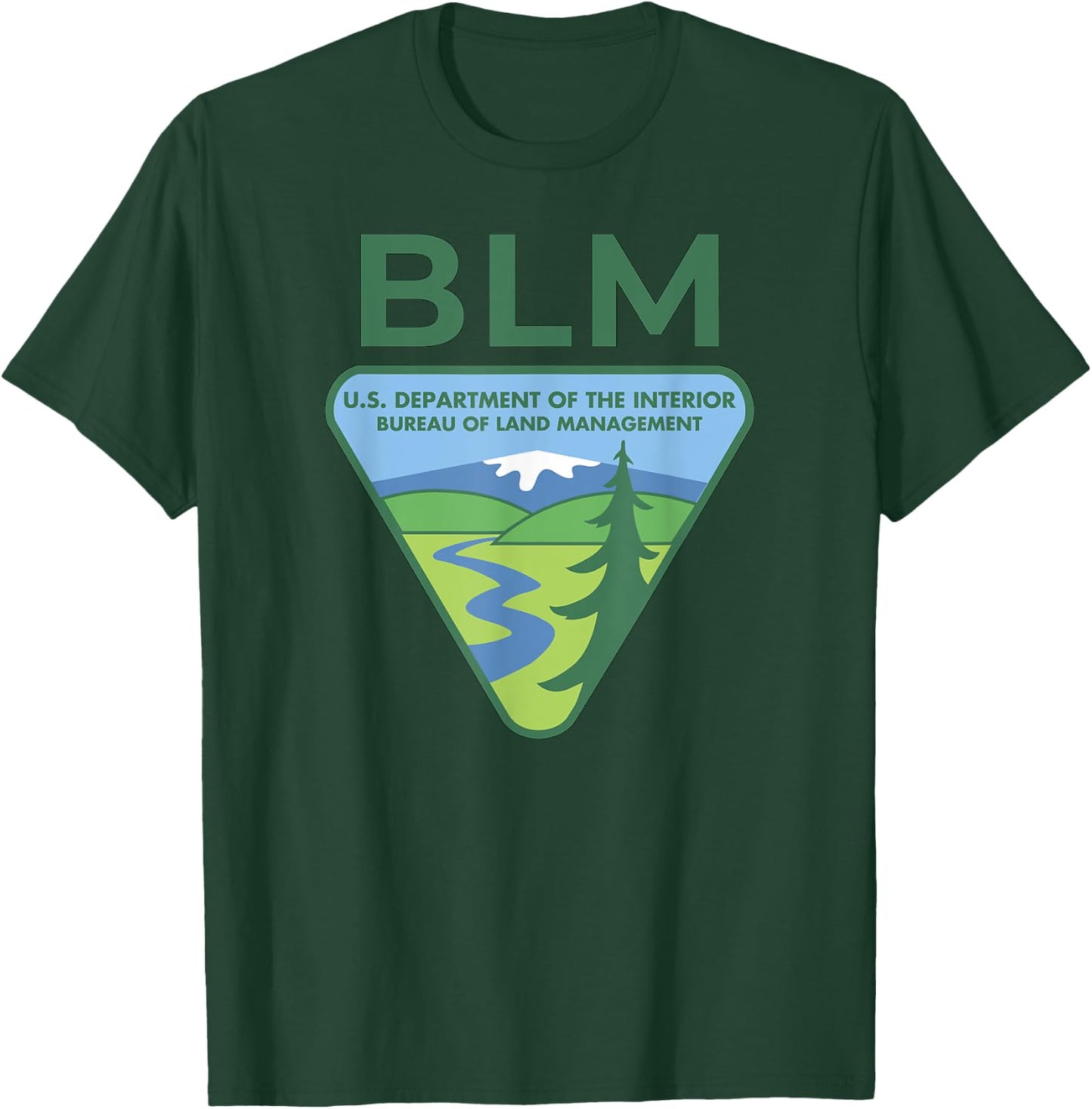 The Original BLM -- Bureau of Land Management (Color) T-Shirt - T-Shirt | Forest
