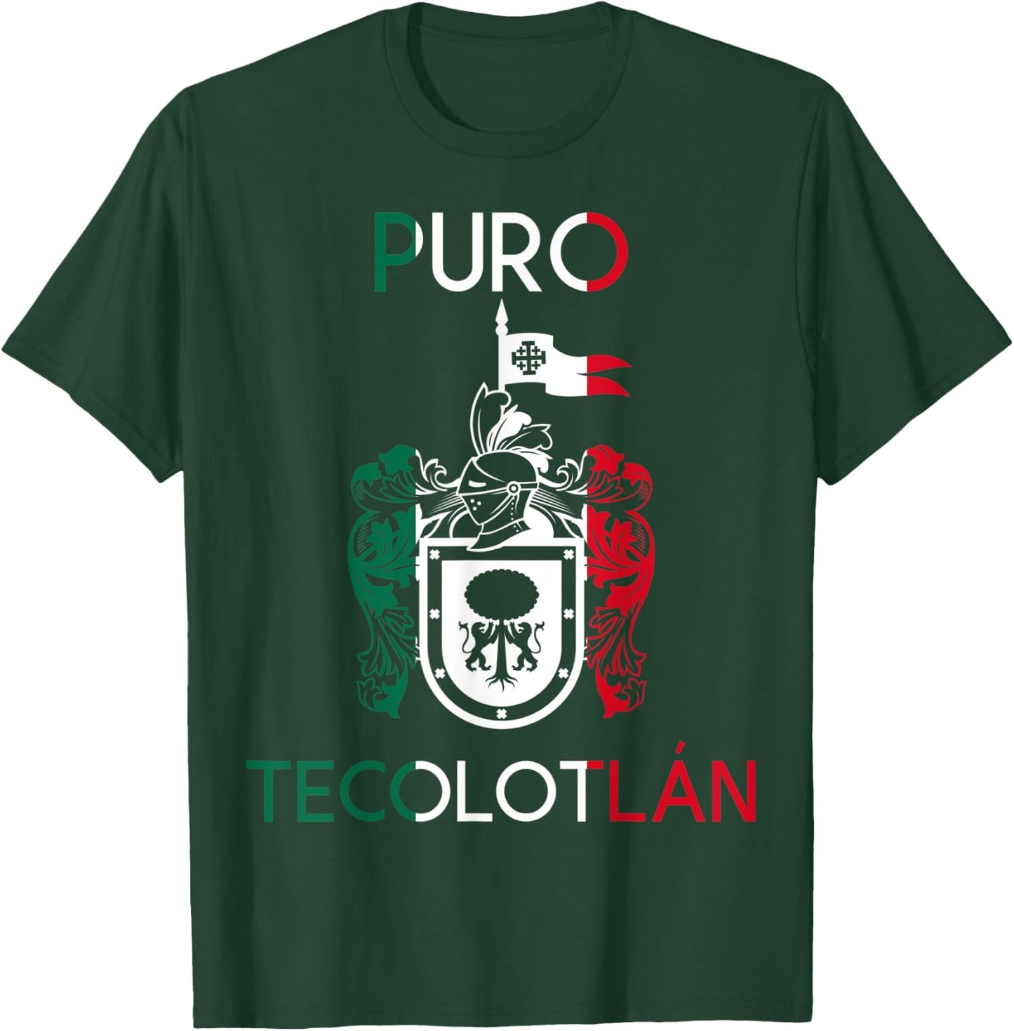 Tecolotlan Jalisco Estado De Mexico Escudo Eagle Aguila T-Shirt - T-Shirt | Forest